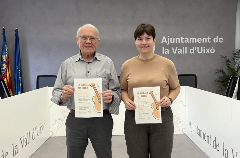 La música de rondalla inundará las calles de la Vall d’Uixó durante el mes de mayo