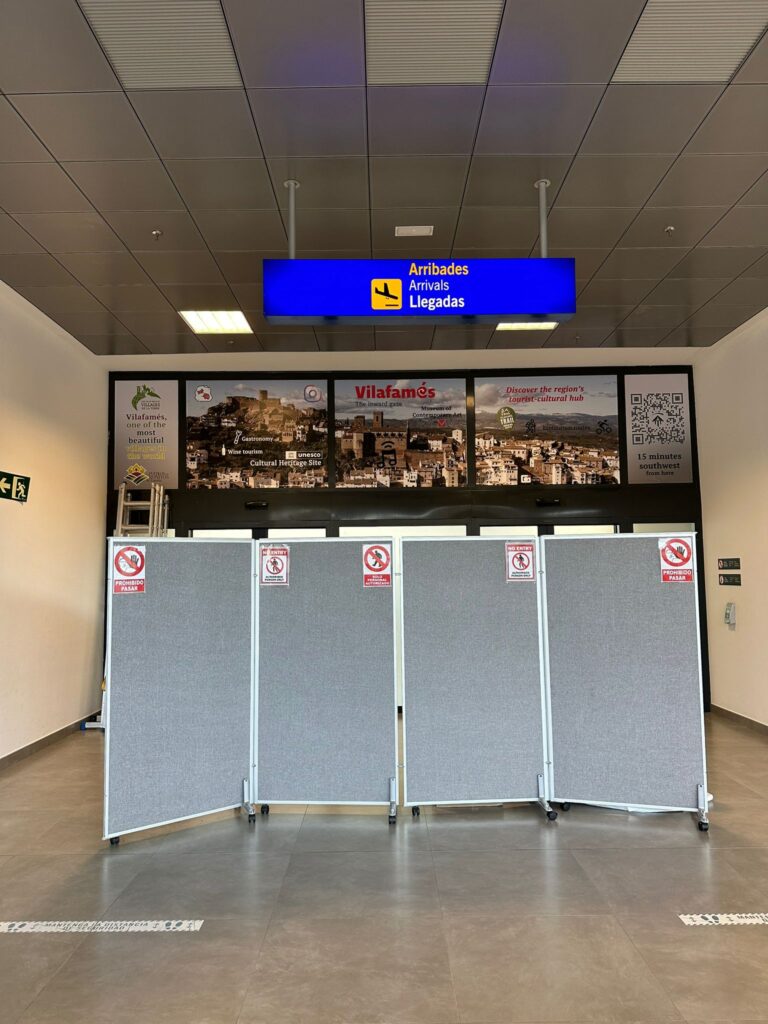 Vilafamés muestra su potencial turístico en el Aeroport de Castelló