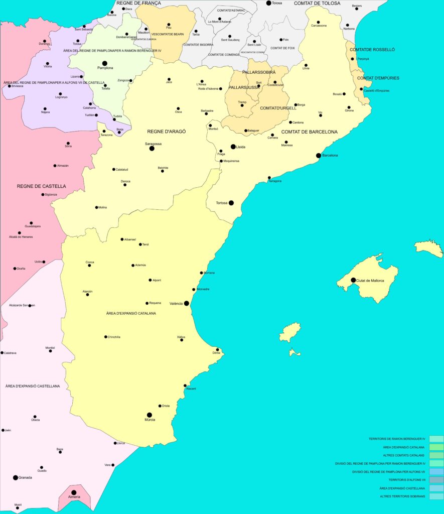 Trabajo de Dbenitez sobre el Tratado de Tulidén y los territorios de la Corona de Aragón 